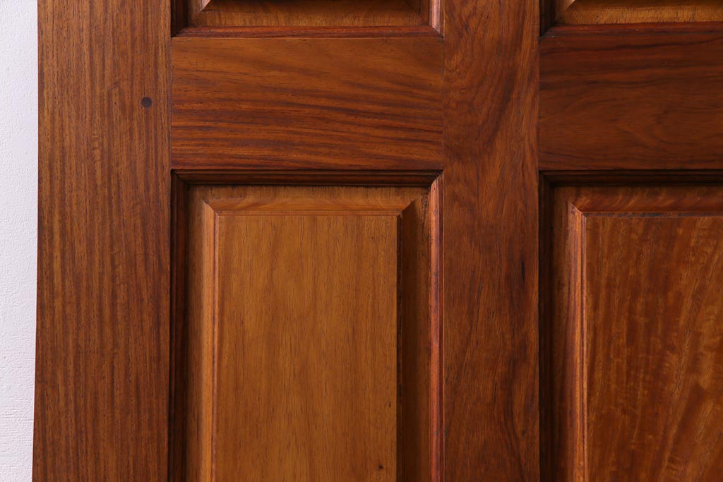 昭和レトロ　花梨材　味わい深い木肌のビンテージドア(扉、建具、カリン材)(2)