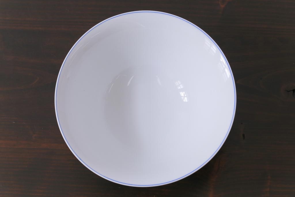 オールドノリタケ(則武・日陶)　窓絵　洋食器にも合わせやすい色彩の深鉢(サラダボウル)