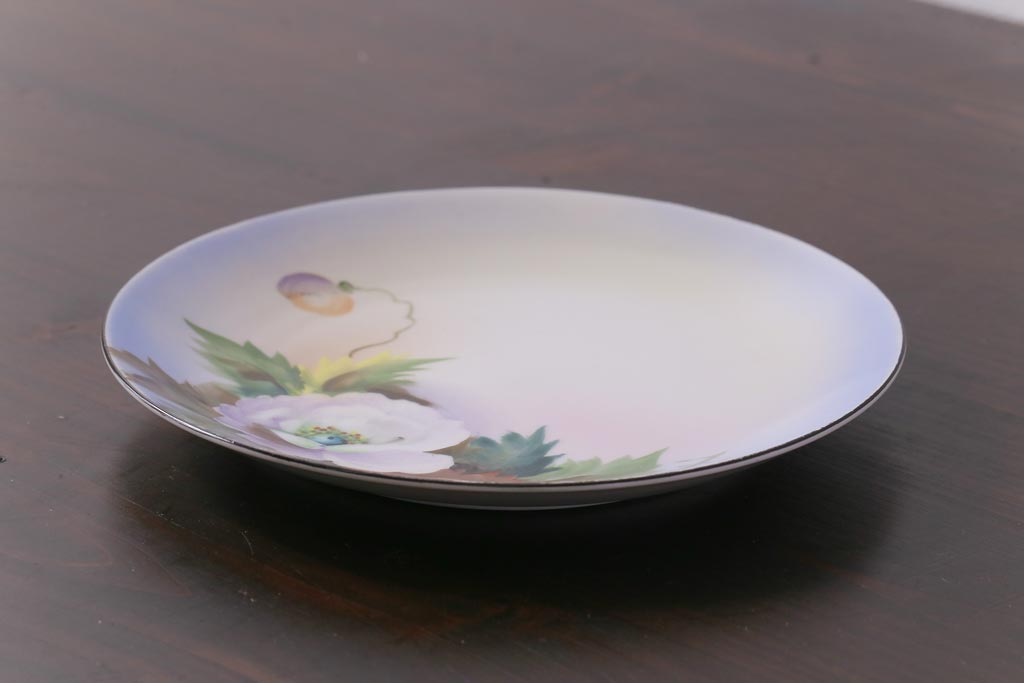 オールドノリタケ(Noritake、則武)　上品な雰囲気漂う飾皿(絵皿、平皿、洋食器)