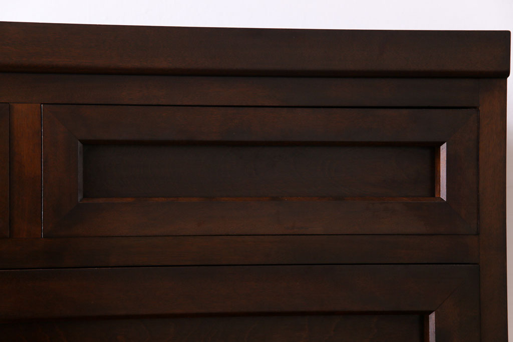 中古　松本民芸家具　D-34型高山式整理タンス　すっきりとしたデザインのチェスト(衣装箪笥、引き出し)(定価約32万円)