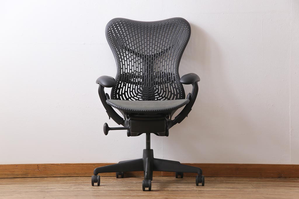 中古　ハーマンミラー社(Hermanmiller)　Mirra Chair　ミラチェア(オフィスチェア、椅子、イス)(定価約13万円)