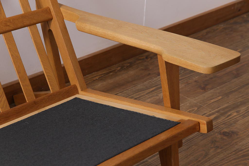 ビンテージ家具　北欧ヴィンテージ　Hans J Wegner(ハンス・J・ウェグナー)　GETAMA(ゲタマ) GE375  ハイバックイージーチェア(二人掛けソファ、ソファ)