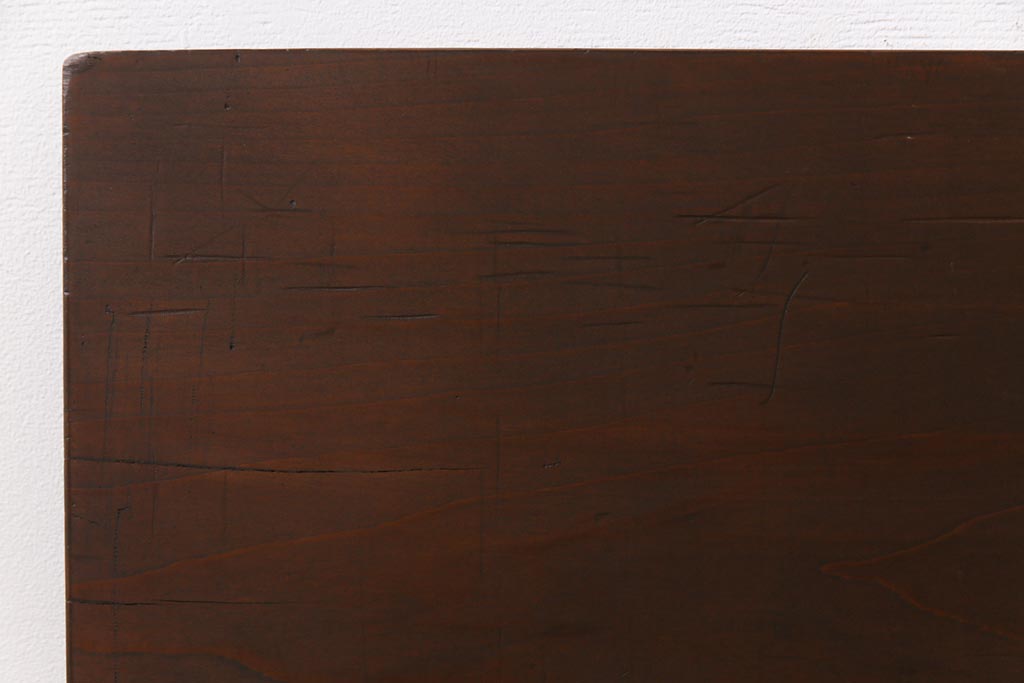 アンティーク家具　和製アンティーク　使い込まれた質感が味わい深い朴の木一枚板の古材