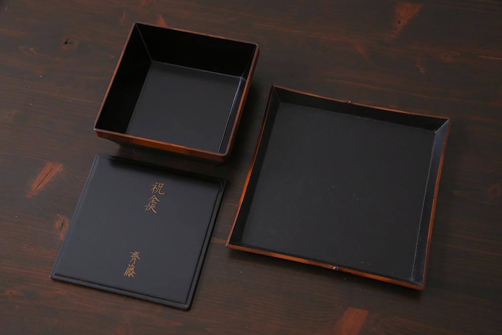 アンティーク雑貨 和製アンティーク 大正昭和初期 螺鈿入り 盆