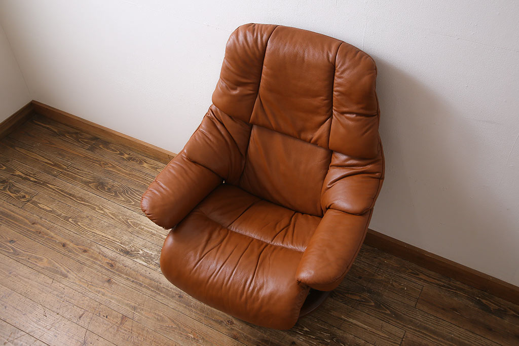 中古 EKORNES(エコーネス) 本革 オットマン付き ストレスレス 中古 EKORNES(エコーネス) 本革 オットマン付き ストレスレス