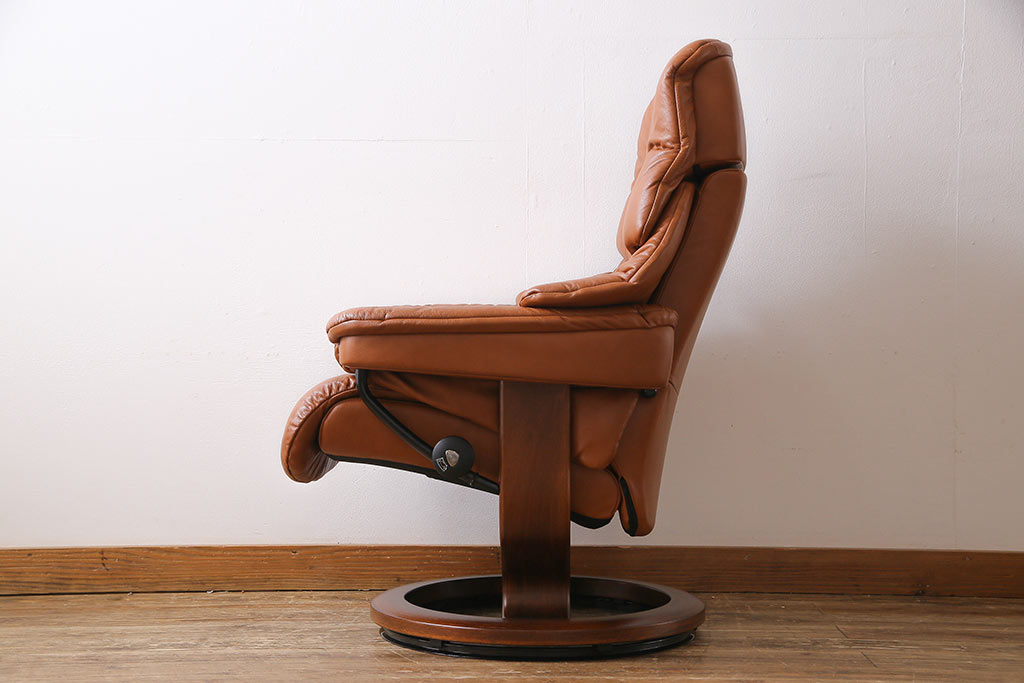 中古 EKORNES(エコーネス) 本革 オットマン付き ストレスレス