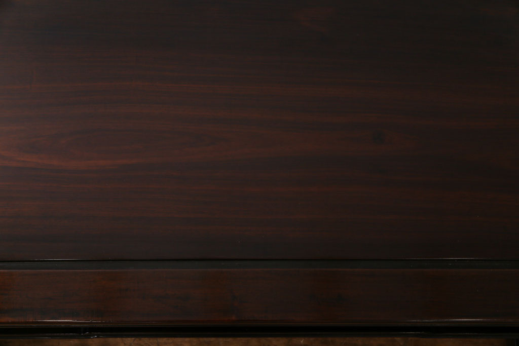アンティーク家具　和製アンティーク　紫檀(シタン)材　漆塗り　モダンな雰囲気が魅力的な座卓(ローテーブル、センターテーブル)