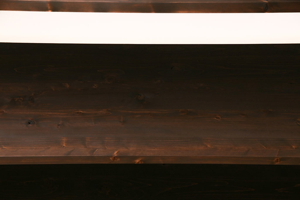 ラフジュ工房オリジナル　青緑色　ペイントアイアンラック【大】・奥行広め(陳列棚、飾り棚、店舗什器)