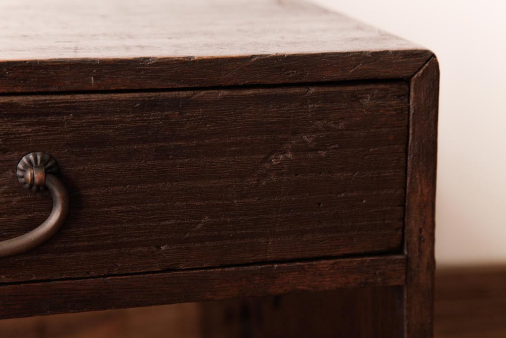 アンティーク家具　昭和初期　栓材　ノスタルジックな雰囲気漂う文机(座机、センターテーブル)