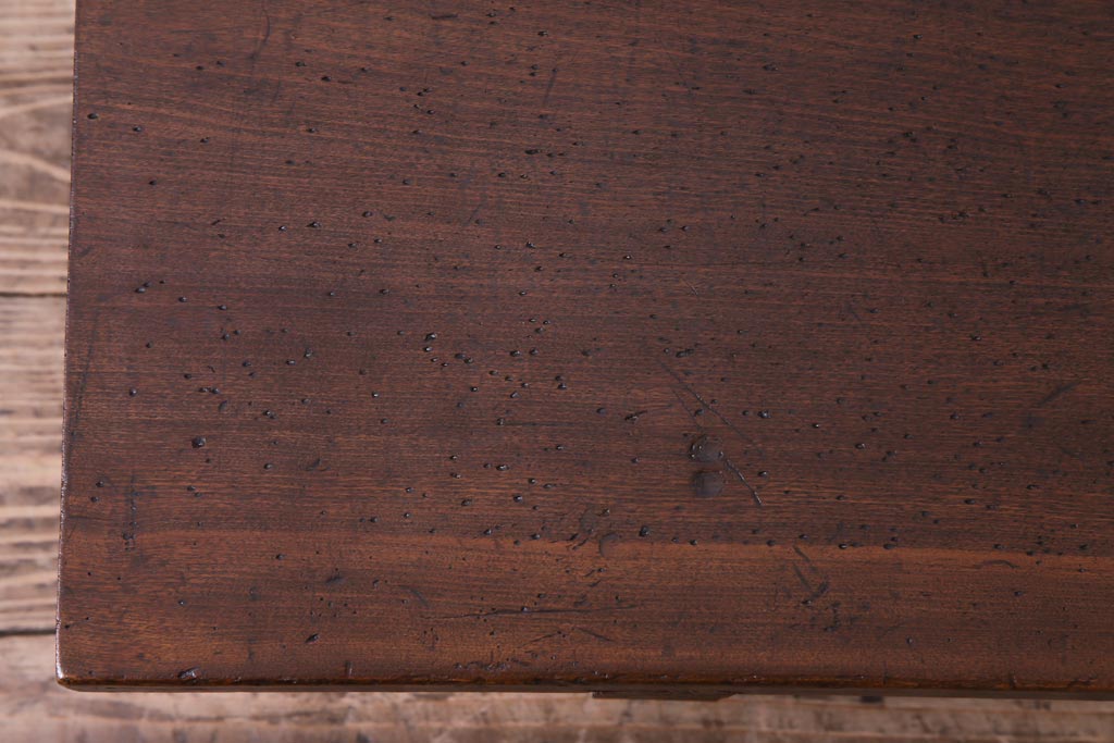 レトロ家具　昭和レトロ　朴の木一枚板　使い込まれた風合いが魅力の裁ち板(作業台、飾り台、陳列台)