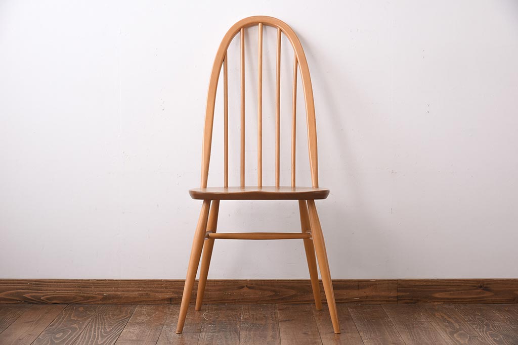 ヴィンテージ家具　イギリスビンテージ　ERCOL(アーコール)　木の温もり溢れるクエーカーチェア(椅子)(1)