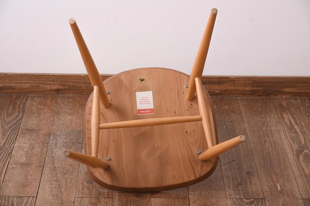 ヴィンテージ家具　イギリスビンテージ　ERCOL(アーコール)　木の温もり溢れるクエーカーチェア(椅子)(1)