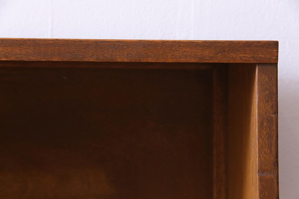 レトロ家具　昭和レトロ　学校で本棚として使われていた木の温もり溢れるオープンラック(飾り棚)