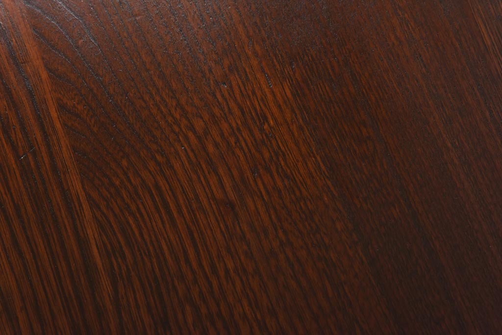レトロ家具　昭和初期　栓材　レトロな佇まいが魅力の丸ちゃぶ台(座卓、ローテーブル)