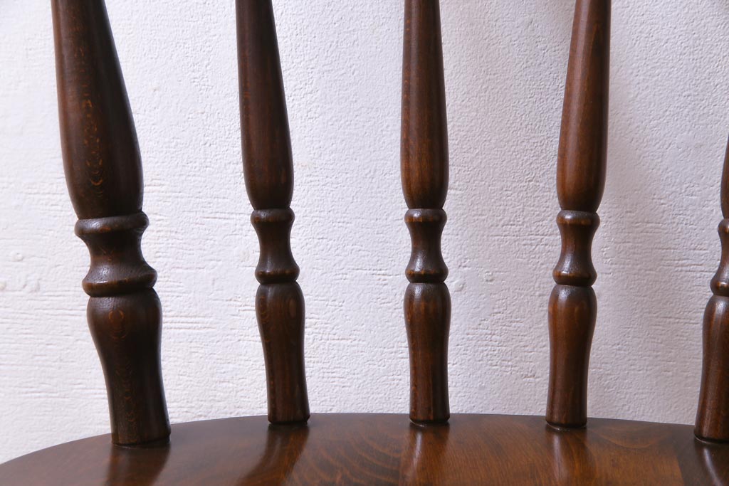 ヴィンテージ家具　ビンテージキツツキ　飛騨産業　穂高　カントリースタイルに合うチェア(椅子)(2)