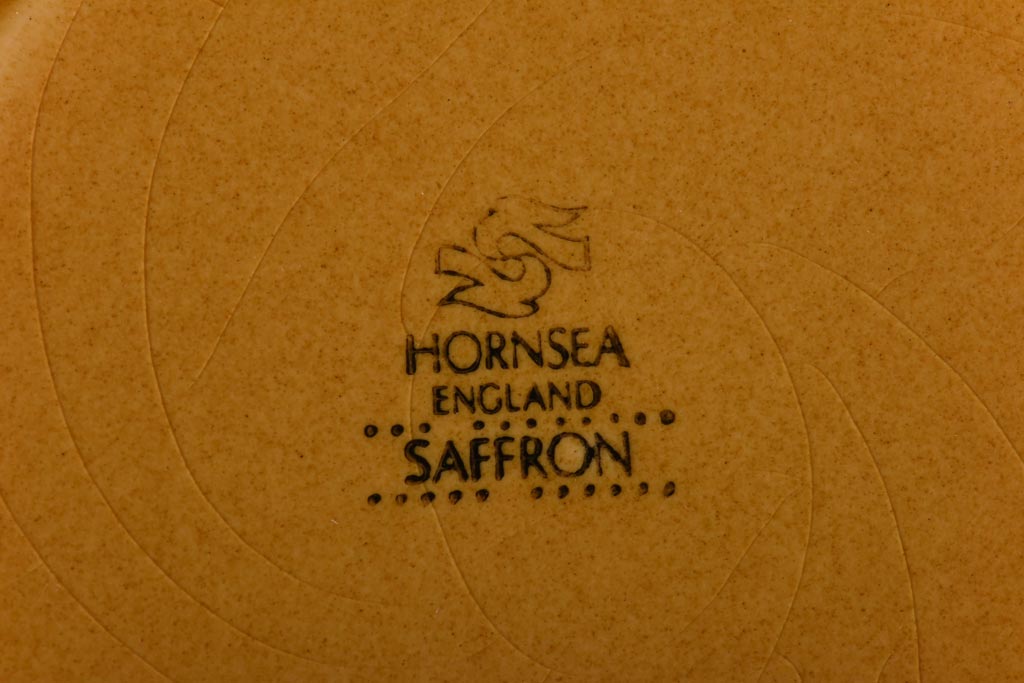 イギリスビンテージ　HORNSEA(ホーンジー)　SAFFRON(サフラン)　スープボウル3枚セット(サラダボウル)(2)