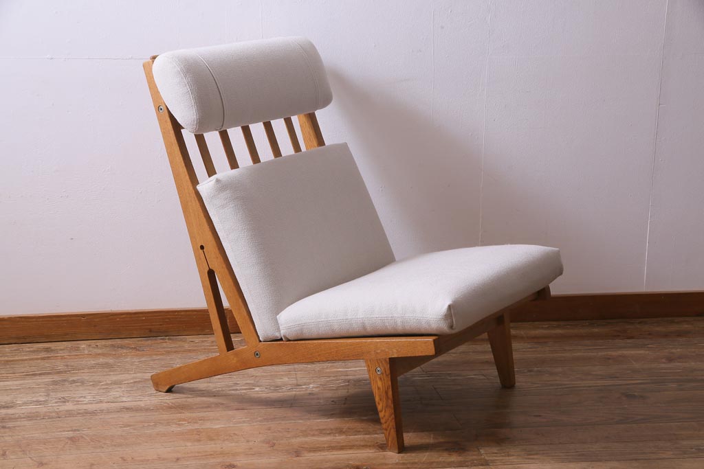 ビンテージ家具　北欧ヴィンテージ　Hans J Wegner(ハンス・J・ウェグナー)　GETAMA(ゲタマ) GE375 ハイバックチェア(1人掛けソファ)