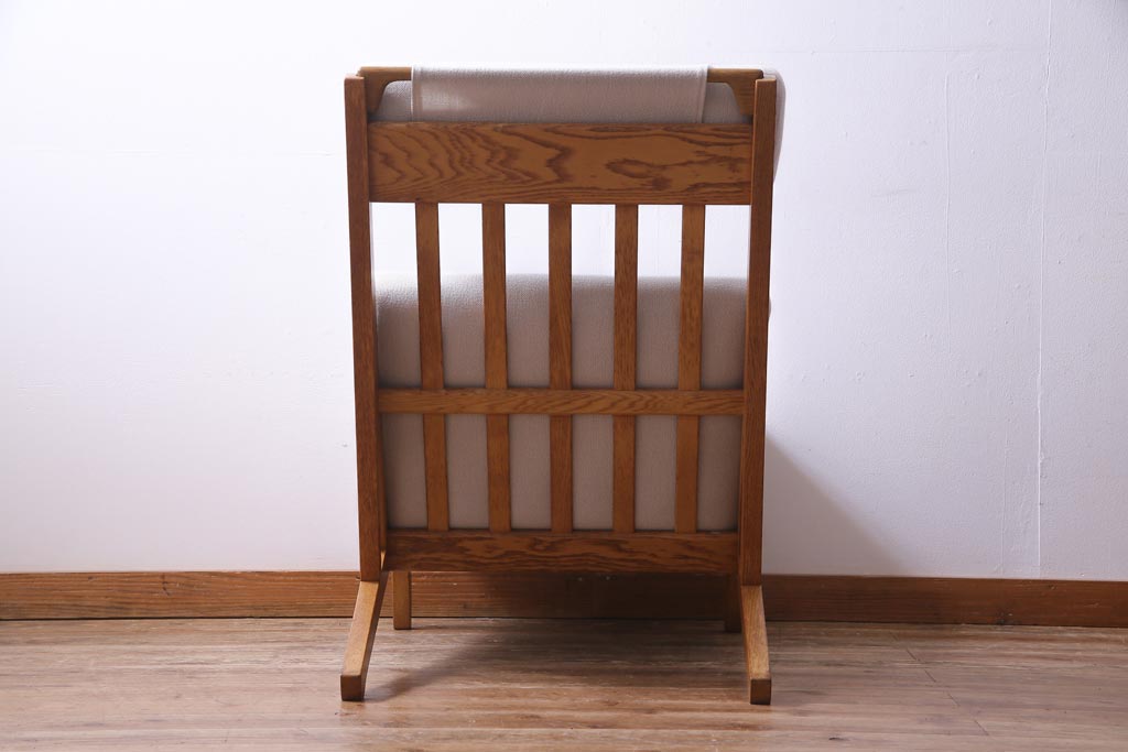 ビンテージ家具　北欧ヴィンテージ　Hans J Wegner(ハンス・J・ウェグナー)　GETAMA(ゲタマ) GE375 ハイバックチェア(1人掛けソファ)
