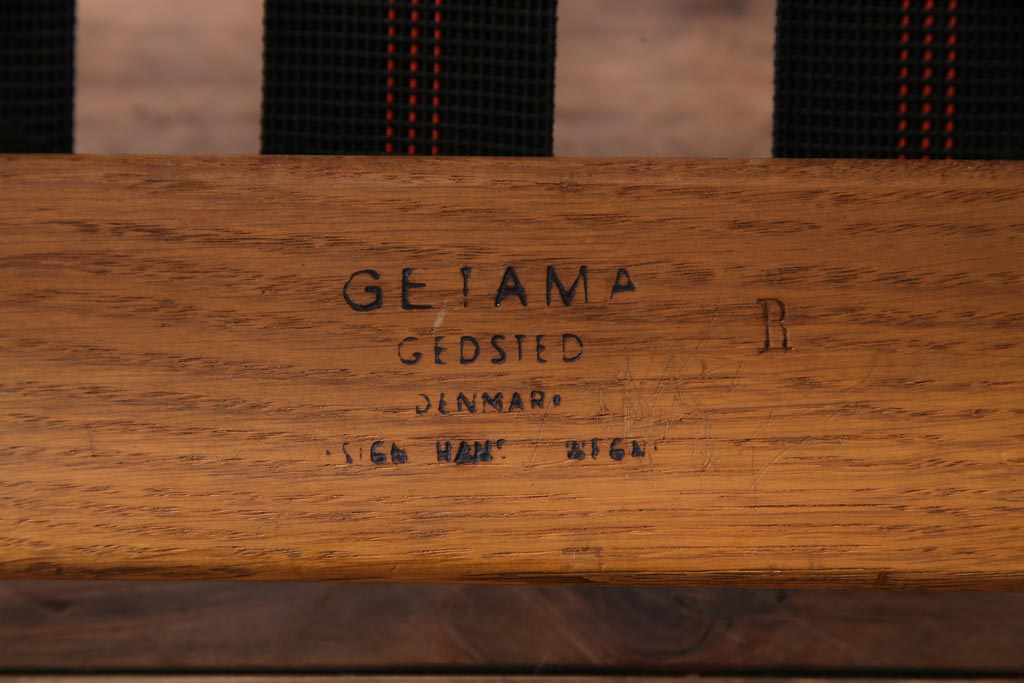 ビンテージ家具　北欧ヴィンテージ　ハンス・J・ウェグナー　GETAMA(ゲタマ) GE375 ハイバックチェア(1人掛けソファ)