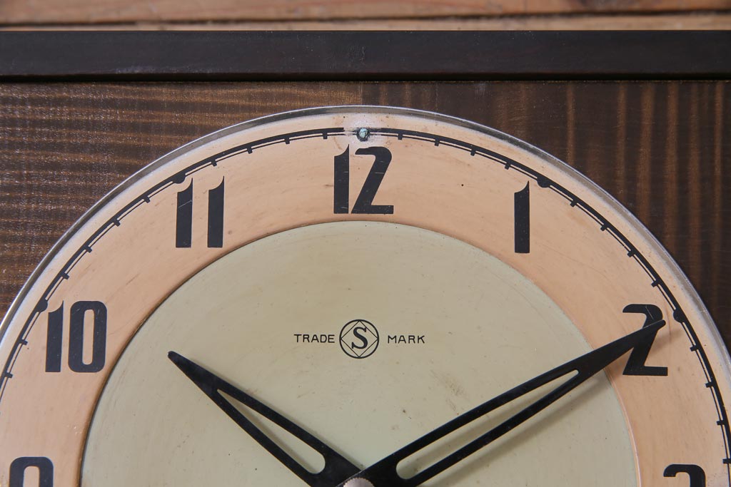 アンティーク雑貨　昭和レトロ　SEIKO(セイコー)　14DAY　手巻き式　古い趣が魅力の振り子時計(柱時計・掛け時計)