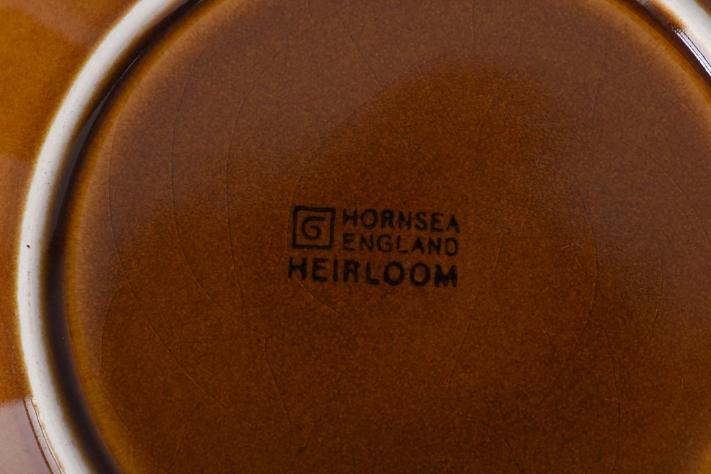 イギリスビンテージ　HORNSEA(ホーンジー)　HEIRLOOM(エアルーム)　カップ&ソーサー2客セット(洋食器)(1)
