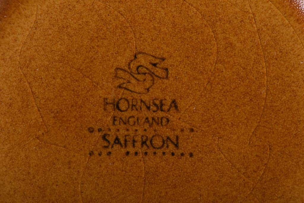 イギリスビンテージ　HORNSEA(ホーンジー)　SAFFRON(サフラン)　シュガーポット(洋食器)