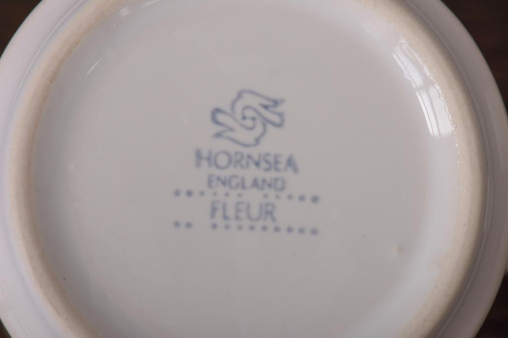 イギリスビンテージ　Hornsea(ホーンジー)　FLEUR(フルール)　カップ&ソーサー2客セット(1)