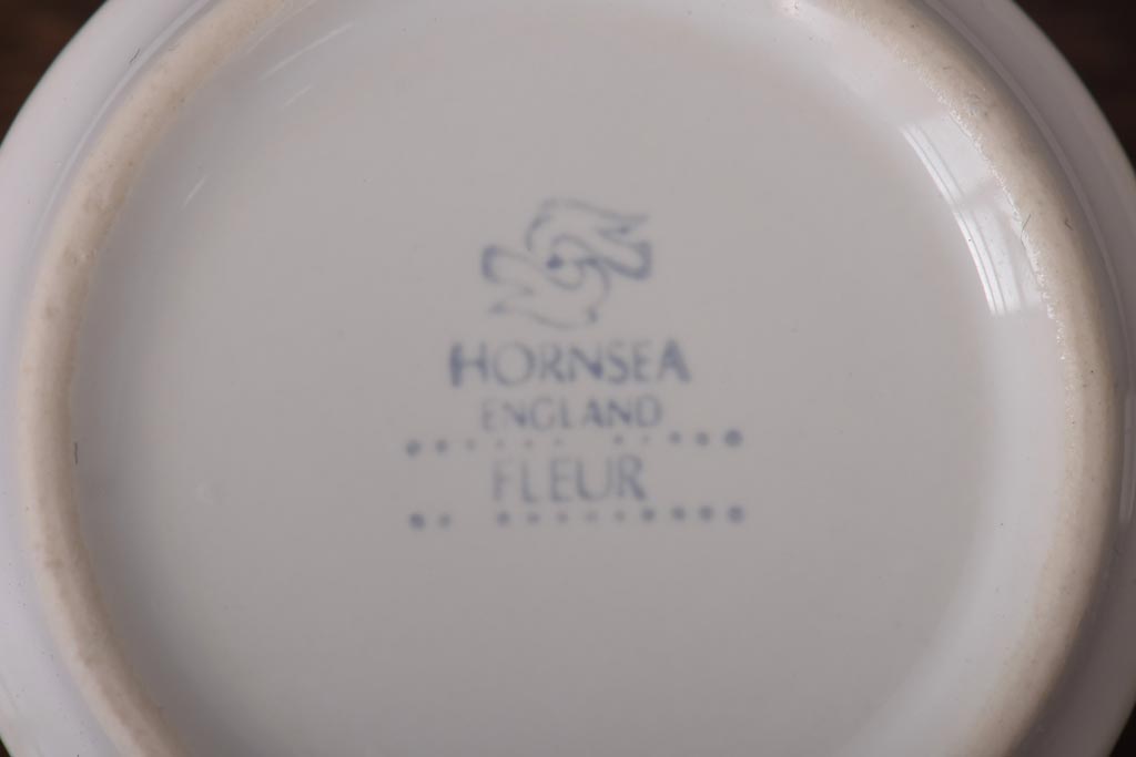 イギリスビンテージ　Hornsea(ホーンジー)　FLEUR(フルール)　カップ&ソーサー2客セット(2)