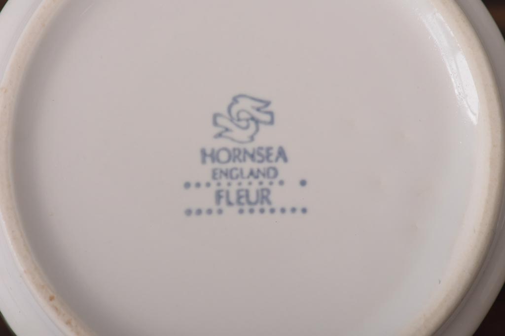 イギリスビンテージ　Hornsea(ホーンジー)　FLEUR(フルール)　カップ&ソーサー2客セット(コーヒーカップ)(1)