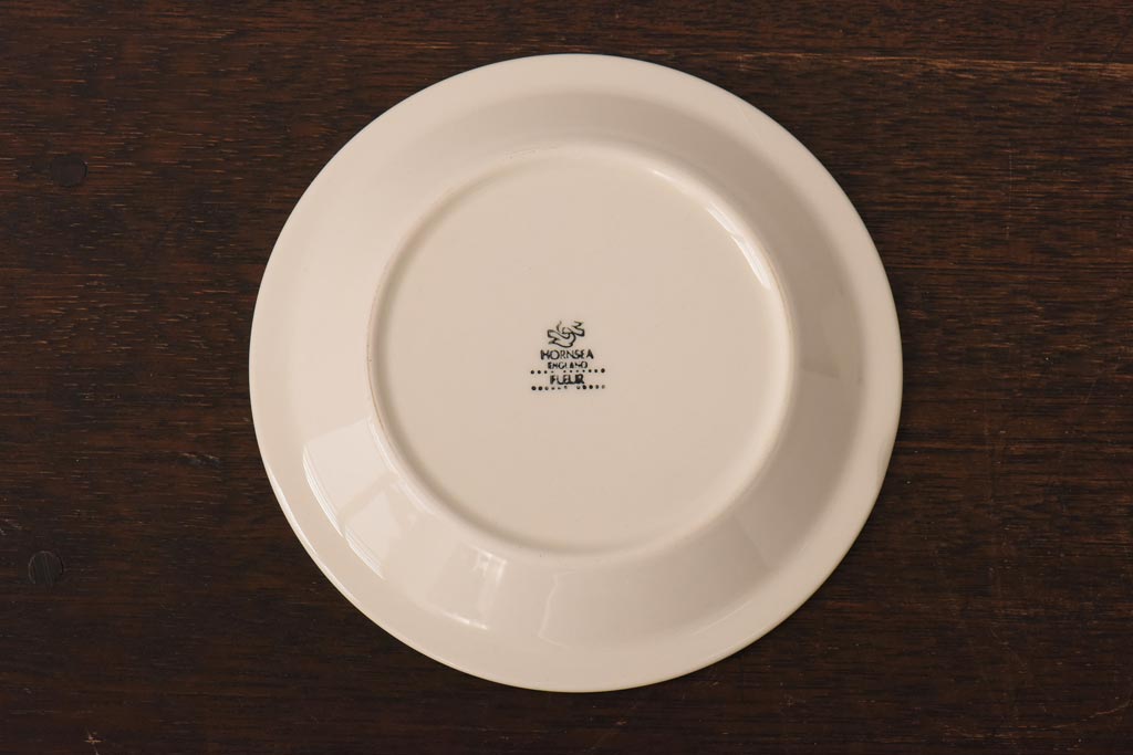 イギリスビンテージ　Hornsea(ホーンジー)　FLEUR(フルール)　カップ&ソーサー2客セット(コーヒーカップ)(1)