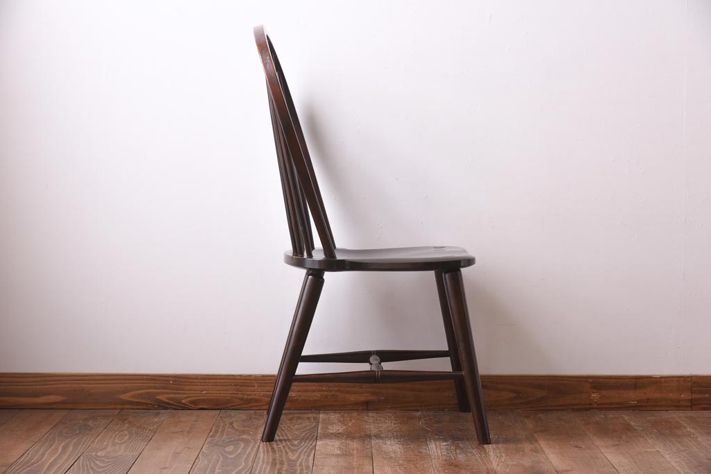 中古　松本民芸家具　#72 ビンテージリーチ型チェア(ダイニングチェア、椅子)