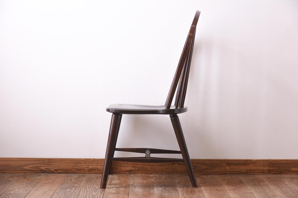 中古　松本民芸家具　#72 ビンテージリーチ型チェア(ダイニングチェア、椅子)