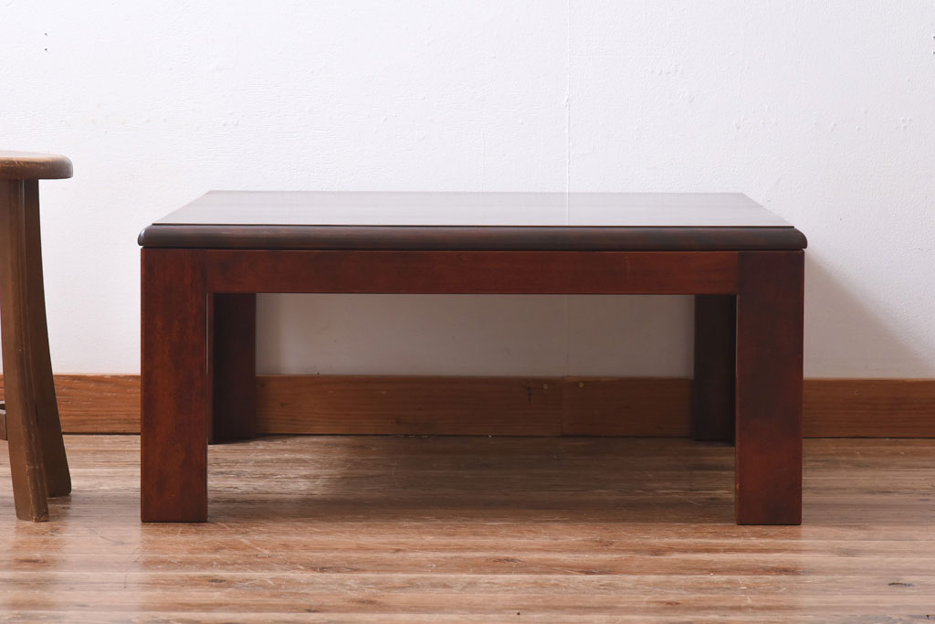 ビンテージ　九州民芸家具　和モダンな雰囲気の座卓(ローテーブル)