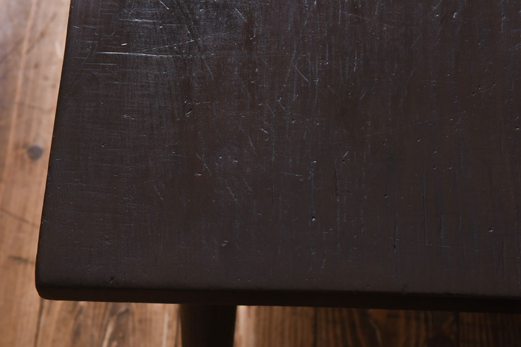 和製アンティーク　カツラ一枚板　味わい深い古材が魅力のリメイクセンターテーブル(リビングテーブル)
