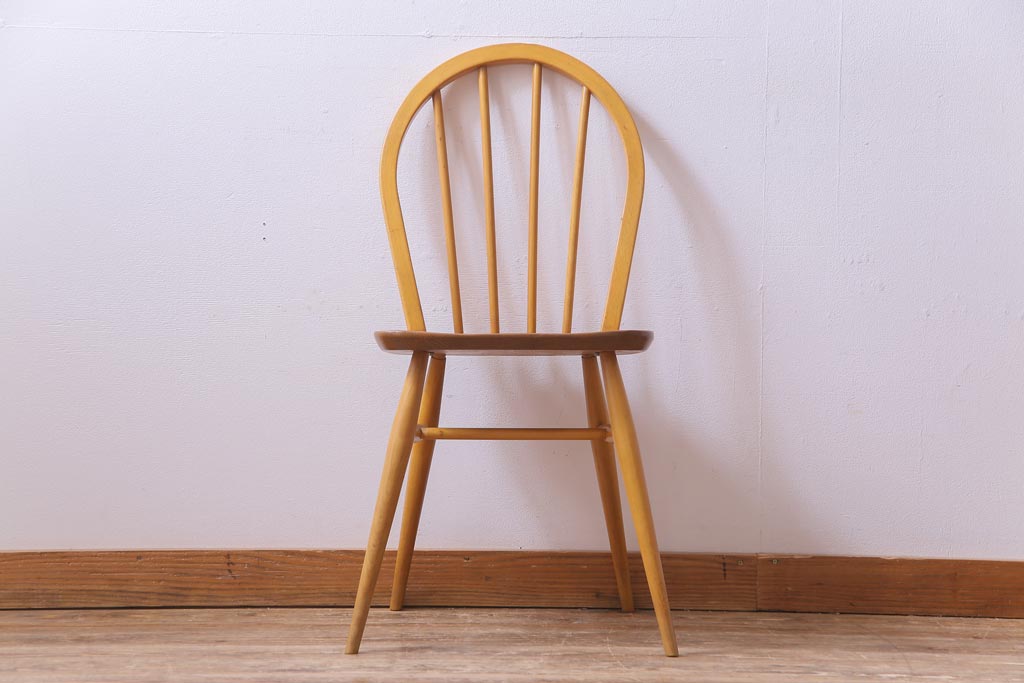 ヴィンテージ家具　イギリスビンテージ　ERCOL(アーコール)　フープバックチェア　(ダイニングチェア、ウィンザーチェア、ウインザーチェア)