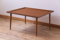 リメイク家具　味わいのある天板を使ったセンターテーブル(サイドテーブル、テーブル)