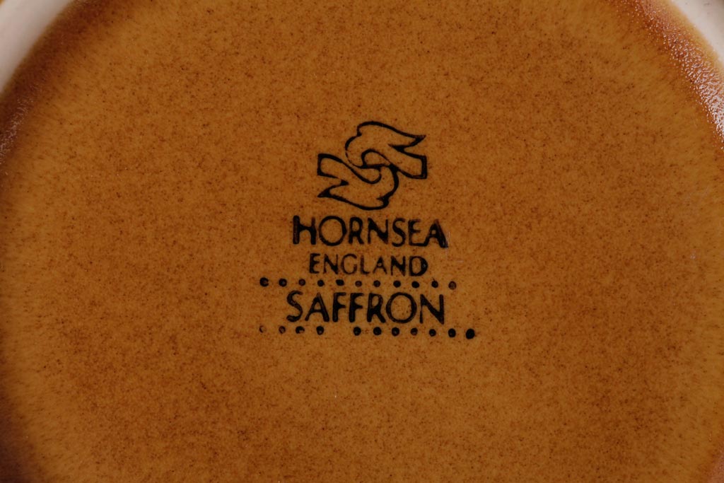 アンティーク雑貨　イギリスビンテージ　HORNSEA(ホーンジー)　SAFFRON(サフラン)　シュガーポット(洋食器)(1)