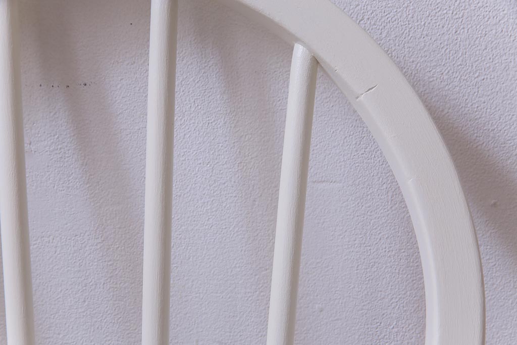 イギリスビンテージ　ペイント家具　ERCOL(アーコール)　バイカラーがお洒落なフープバックチェア(椅子、ダイニングチェア)
