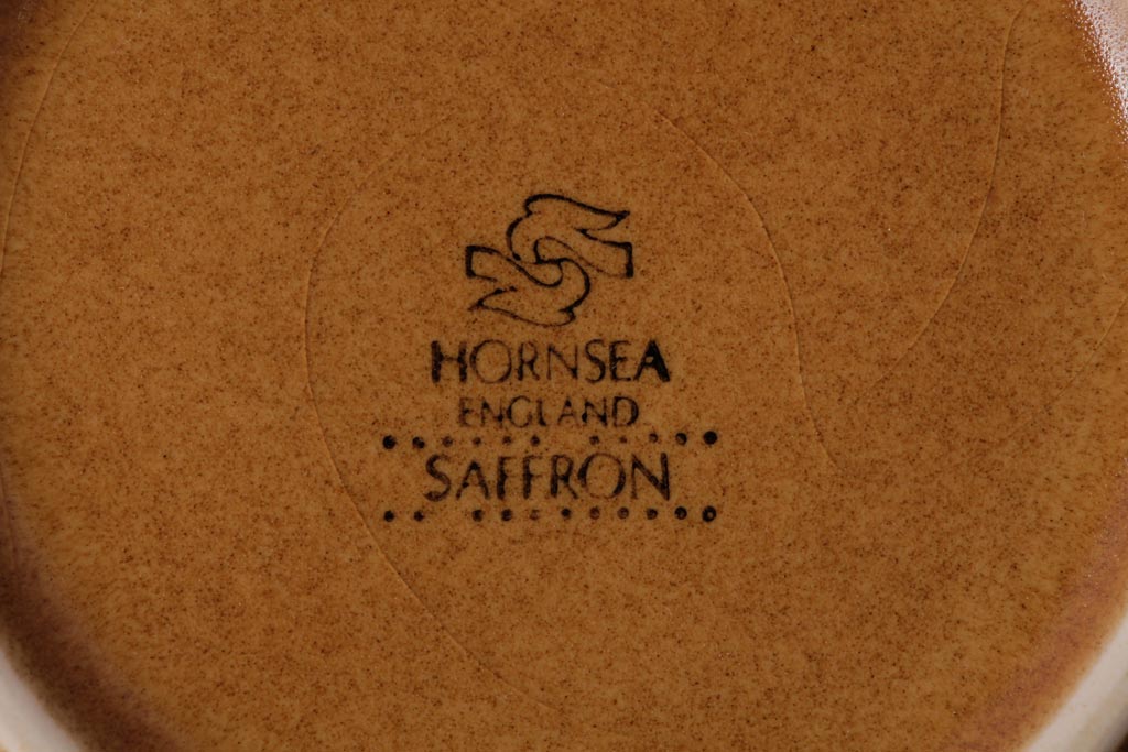 イギリスビンテージ　HORNSEA(ホーンジー)　SAFFRON(サフラン)　マグカップ2個セット(洋食器)