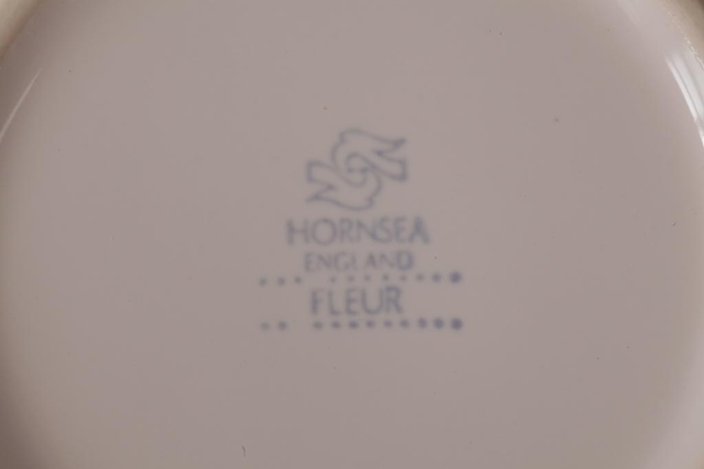 イギリスビンテージ　Hornsea(ホーンジー)　FLEUR(フルール)　淡い色合いが優しげなカップ&ソーサー2客セット(コーヒーカップ)(1)