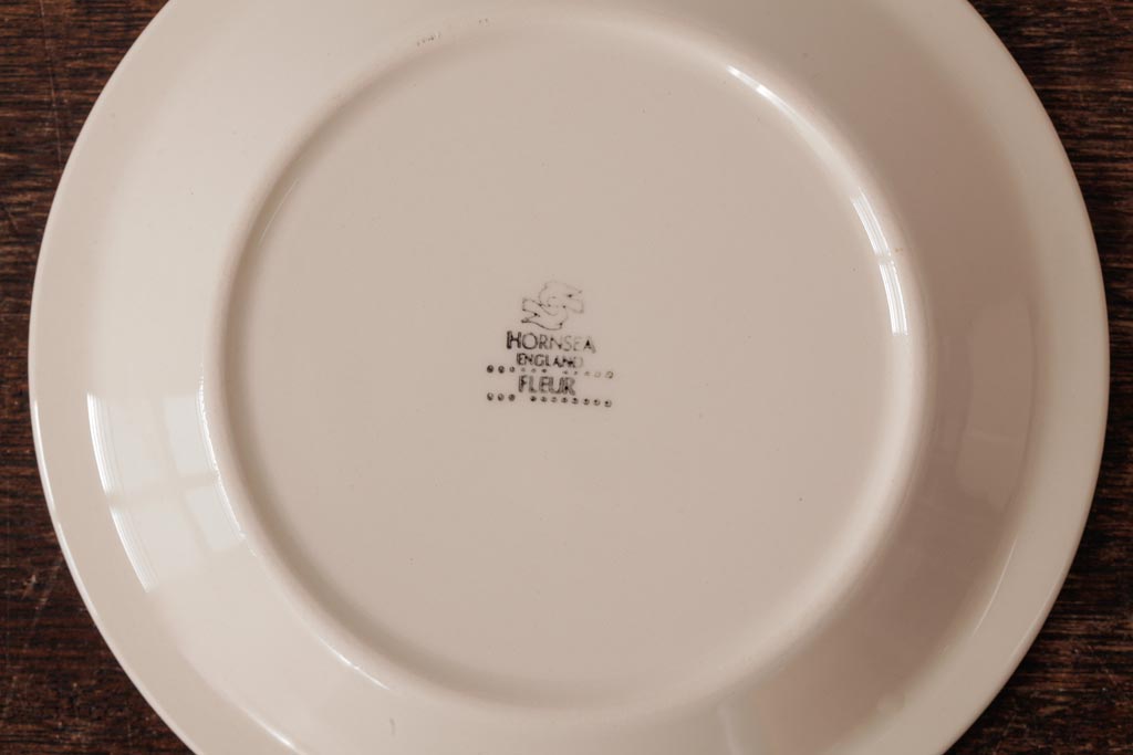 イギリスビンテージ　Hornsea(ホーンジー)　FLEUR(フルール)　淡い色合いが優しげなカップ&ソーサー2客セット(コーヒーカップ)(1)