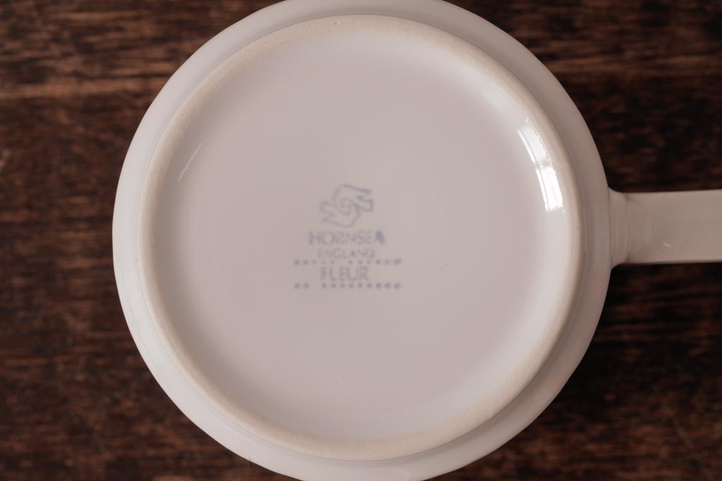 イギリスビンテージ　Hornsea(ホーンジー)　FLEUR(フルール)　カップ&ソーサー2客セット(コーヒーカップ)