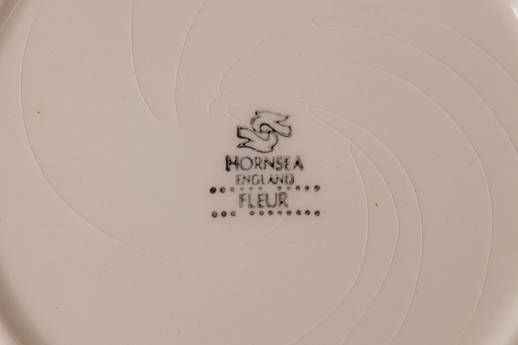 イギリスビンテージ　Hornsea(ホーンジー)　FLEUR(フルール)　カップ&ソーサー2客セット(コーヒーカップ)