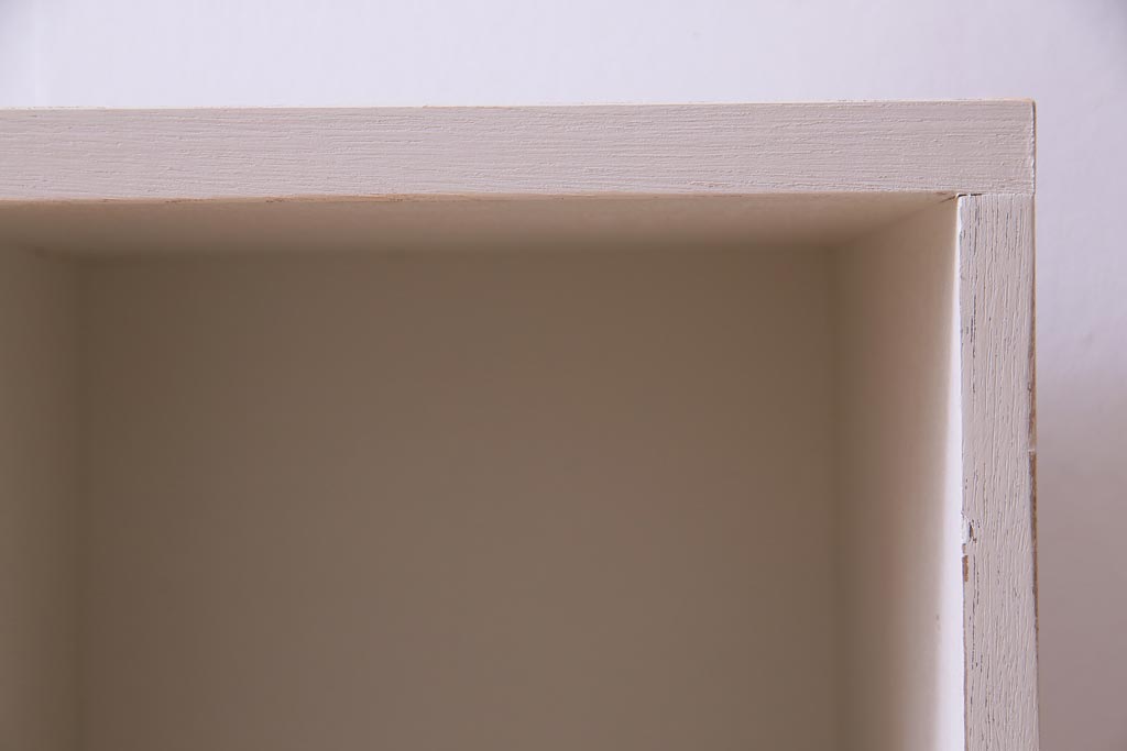 ペイント家具　2×7マス　シンプルなデザインが使いやすいマス目棚(収納棚、ロッカー、下駄箱、オープンラック)