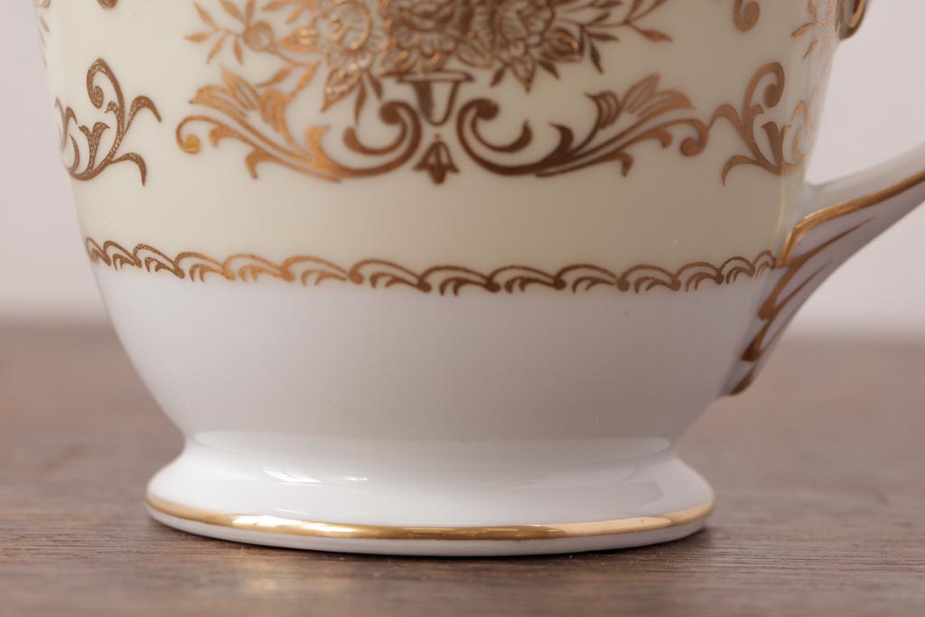 ノリタケ(Noritake、則武、日陶)　海外(英国)輸出品　マルキ印　シュガーポット・ミルクポット(シュガーボウル、洋食器)