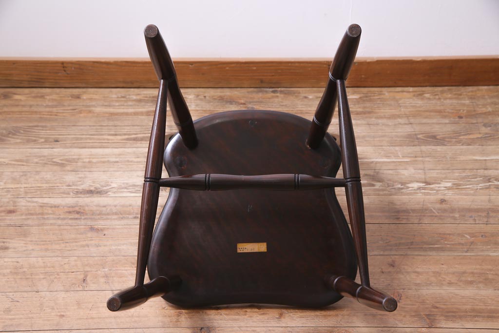中古　松本民芸家具　ビンテージ　#72型・リーチチェア(ダイニングチェア、椅子)(1)