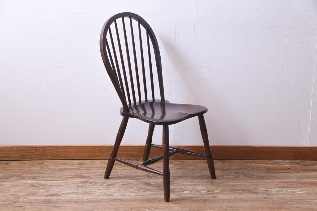 中古　松本民芸家具　ビンテージ　#72型・リーチチェア(ダイニングチェア、椅子)(3)