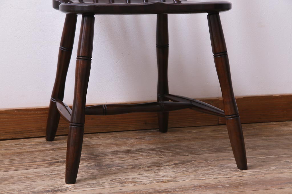 中古　松本民芸家具　ビンテージ　#72型・リーチチェア(ダイニングチェア、椅子)(3)