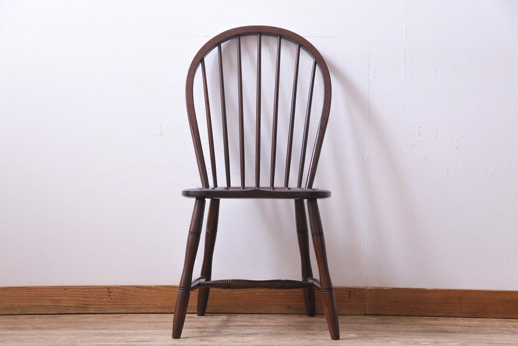 中古　松本民芸家具　ビンテージ　飽きのこないデザインが魅力の#72型・リーチチェア(ダイニングチェア、椅子)