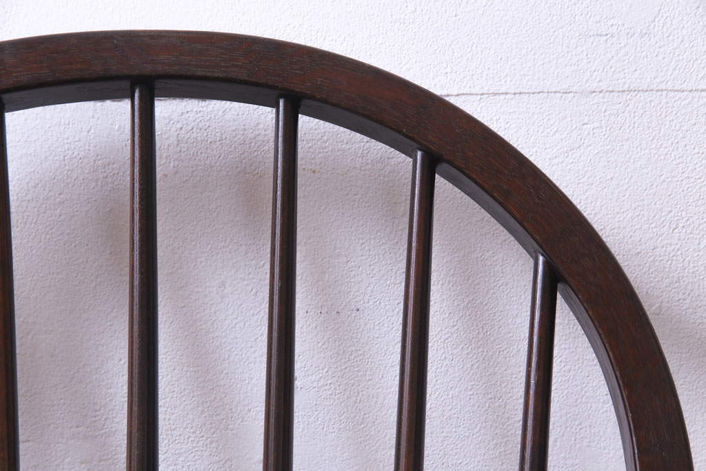 中古美品　松本民芸家具　ビンテージ　凛とした雰囲気を漂わせる#72型・リーチチェア(ダイニングチェア、椅子)(1)